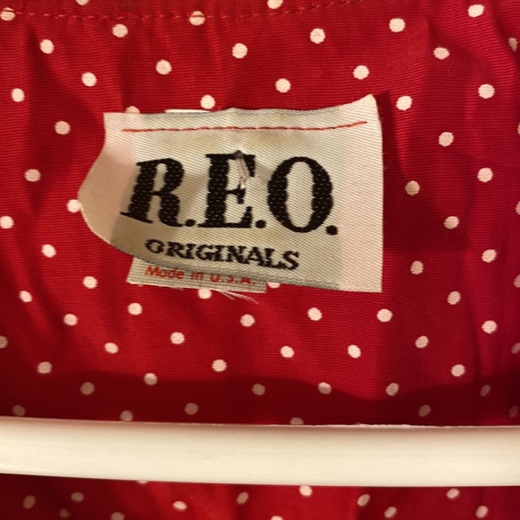 R.E.O. Originals Vintage Lace and Polka Dot Dress - Picture 3 of 5